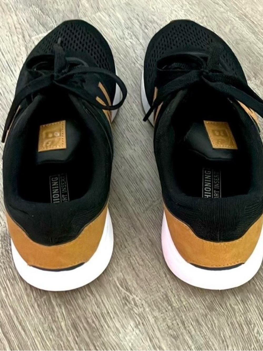 New Balance Kids Black & Gold Athletic Sneakers - Picture 3 of 6